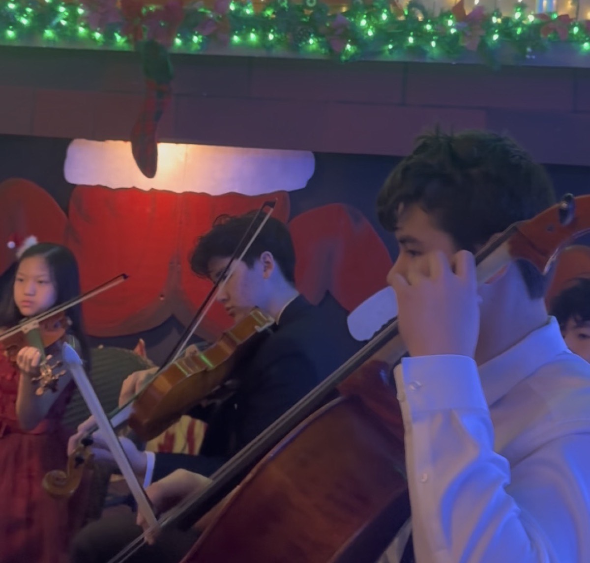 Community Christmas Lights Performance